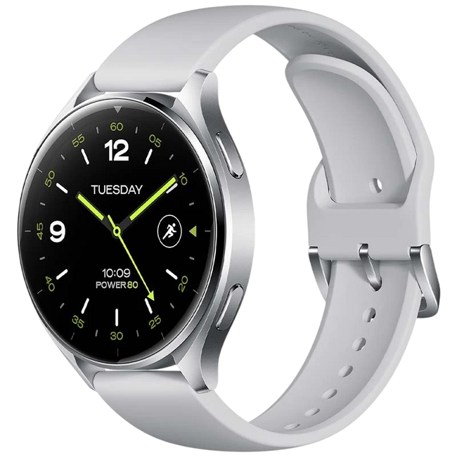 Xiaomi Watch 2 Plata - Reloj inteligente con NFC y GPS Hover Image