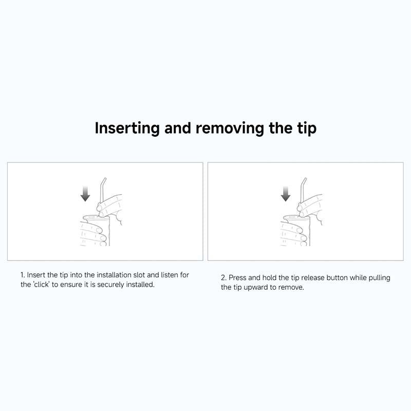 Xiaomi Water Flosser Replacement Tips x4 - Boquillas de Reemplazo