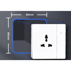 Zemismart Tuya Zigbee Universal 16A Blanco - Enchufe Inteligente