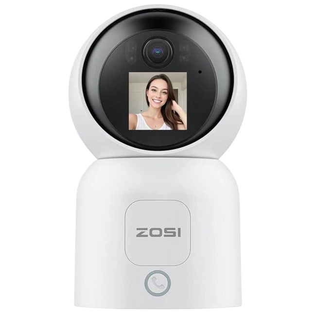 ZOSI C519M 4 MPx 2.5K P/T WiFi Dual Detección de movimiento Pantalla Blanco Hover Image