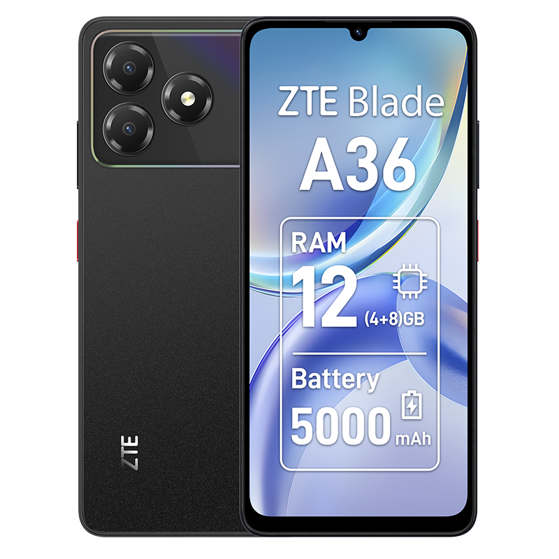 Smartphone ZTE Blade A36 4+8Gb/64Gb Nebula Black
