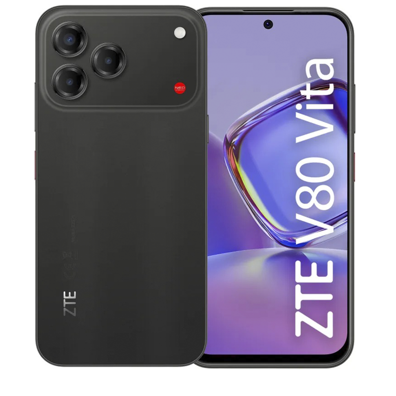 Zte Blade V80 Vita 6,75" Hd+ 4+10Gb/256Gb 16Mp/50Mp Midnight