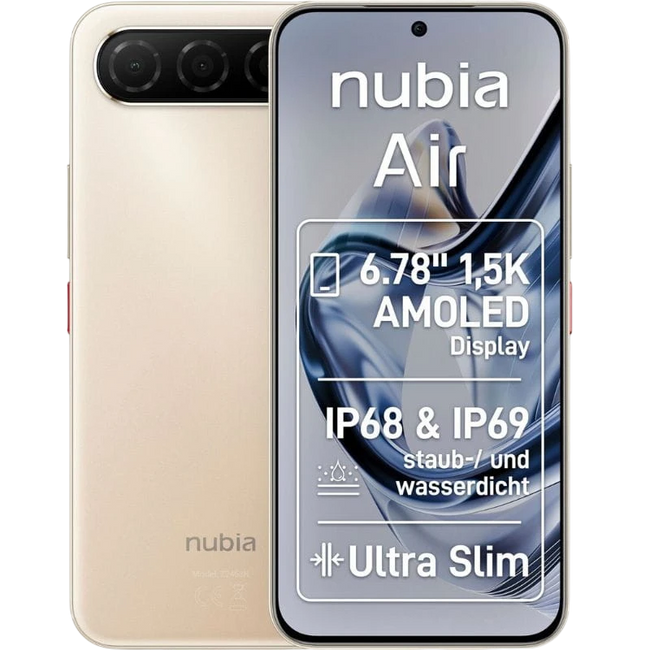 ZTE Nubia Air 5G 8GB/256GB Dorado Hover Image