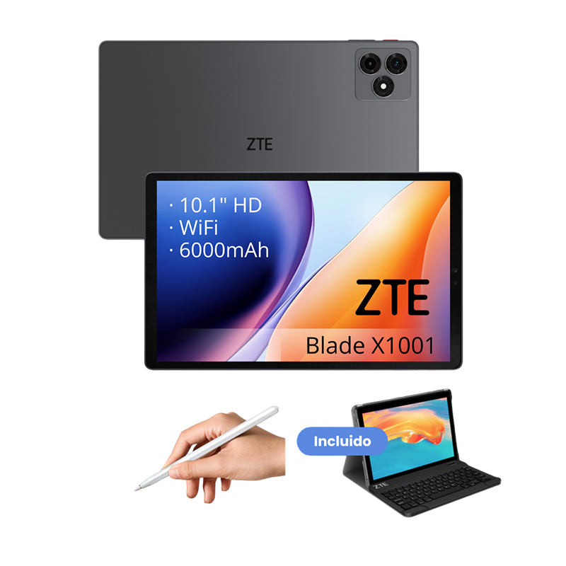 Zte Tab Blade X1001W 10,1" Hd 4Gb/128Gb 2Mp/5Mp Wifi+Tpu Cas